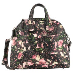 Givenchy Nightingale Dome Satchel Printed Leather Medium