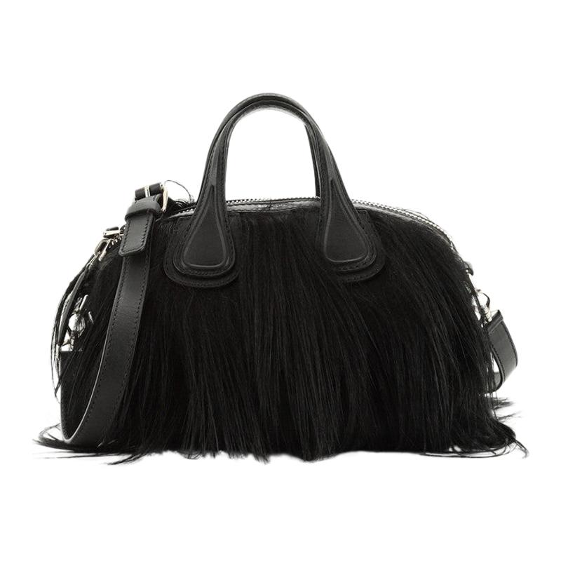 Givenchy  Nightingale Satchel Goat Fur Small