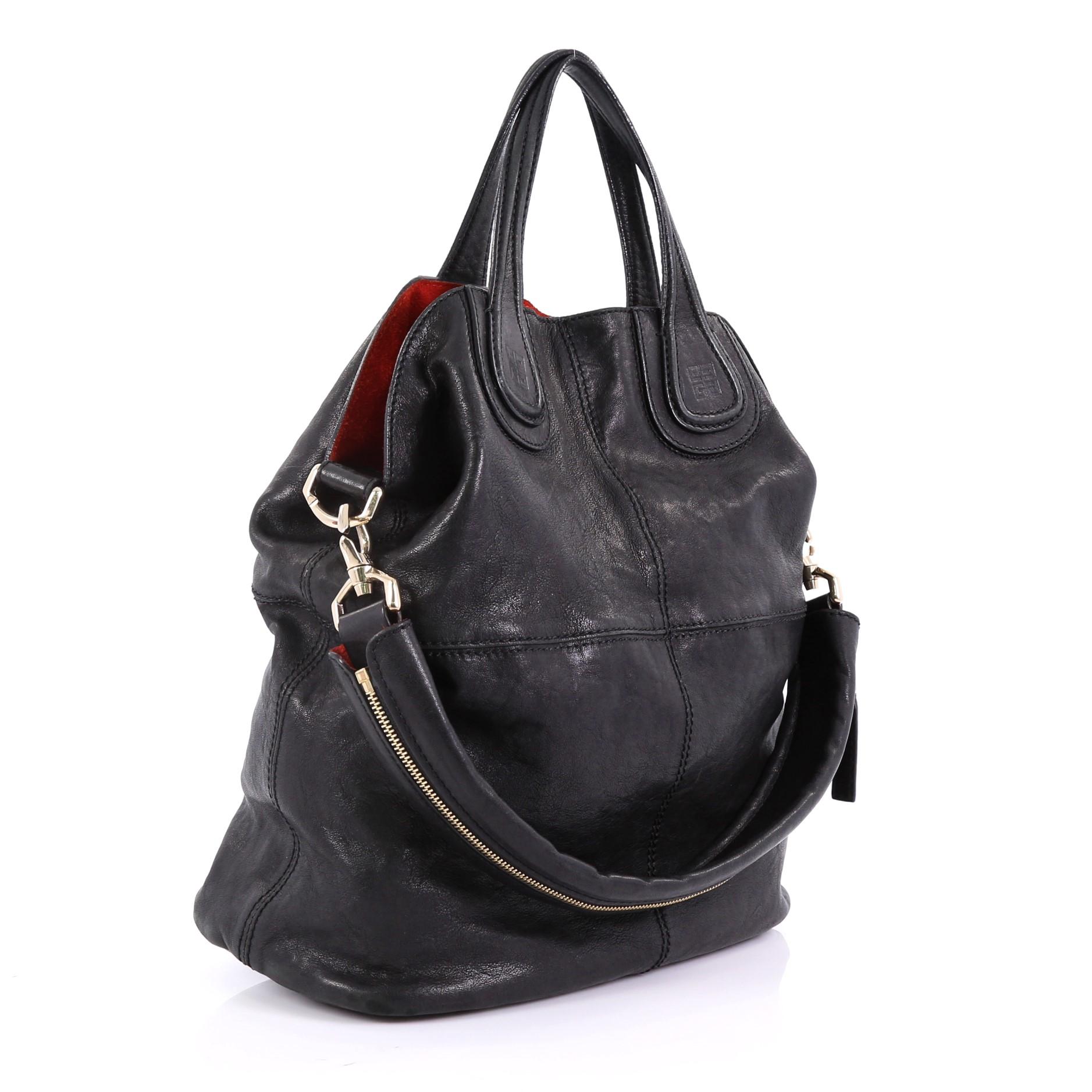 Givenchy Nightingale Satchel Leather Large at 1stDibs