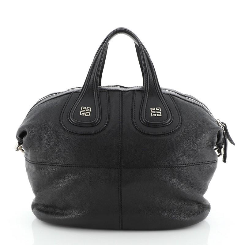 Givenchy Nightingale Satchel Leather Medium In Good Condition In NY, NY