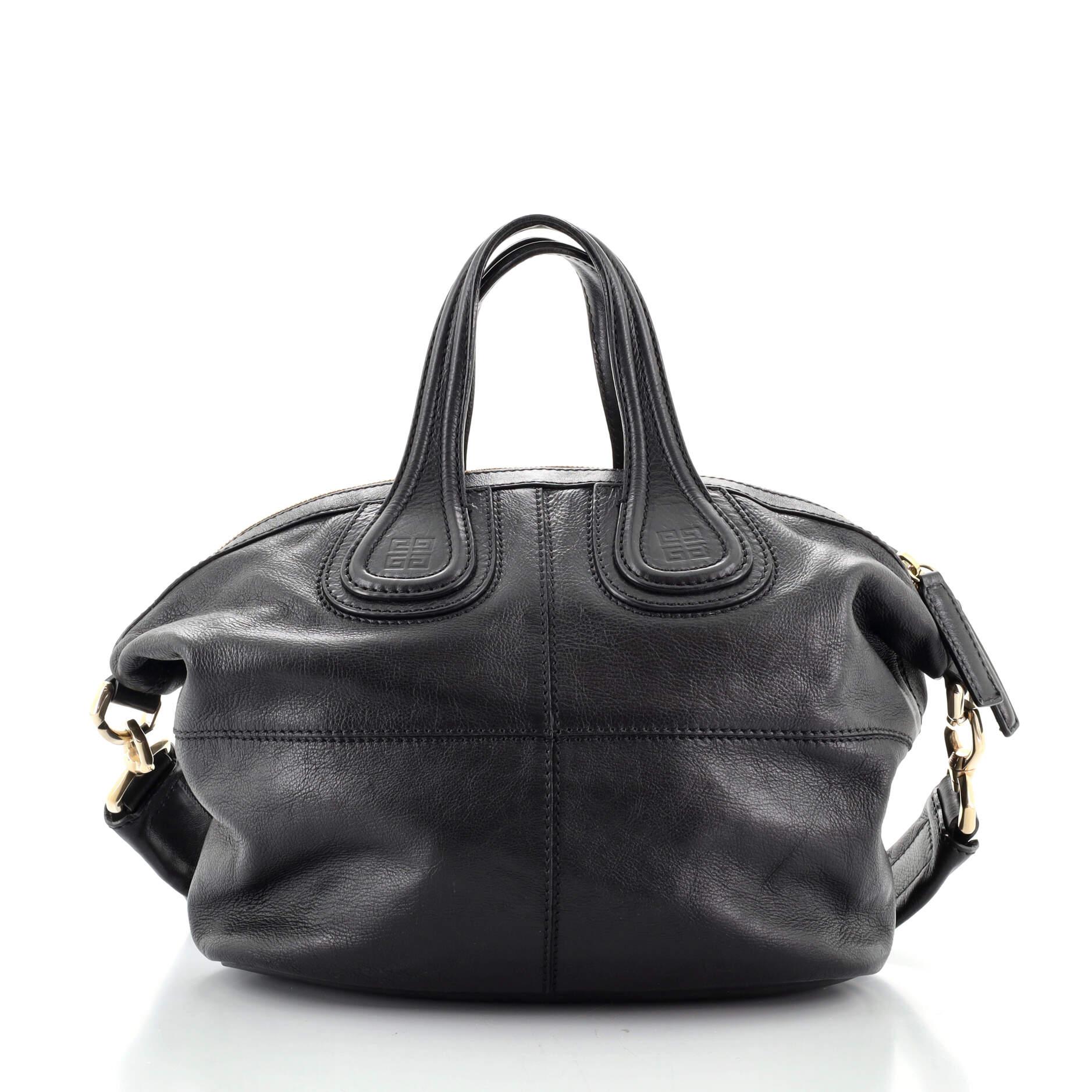 Black Givenchy Nightingale Satchel Leather Small