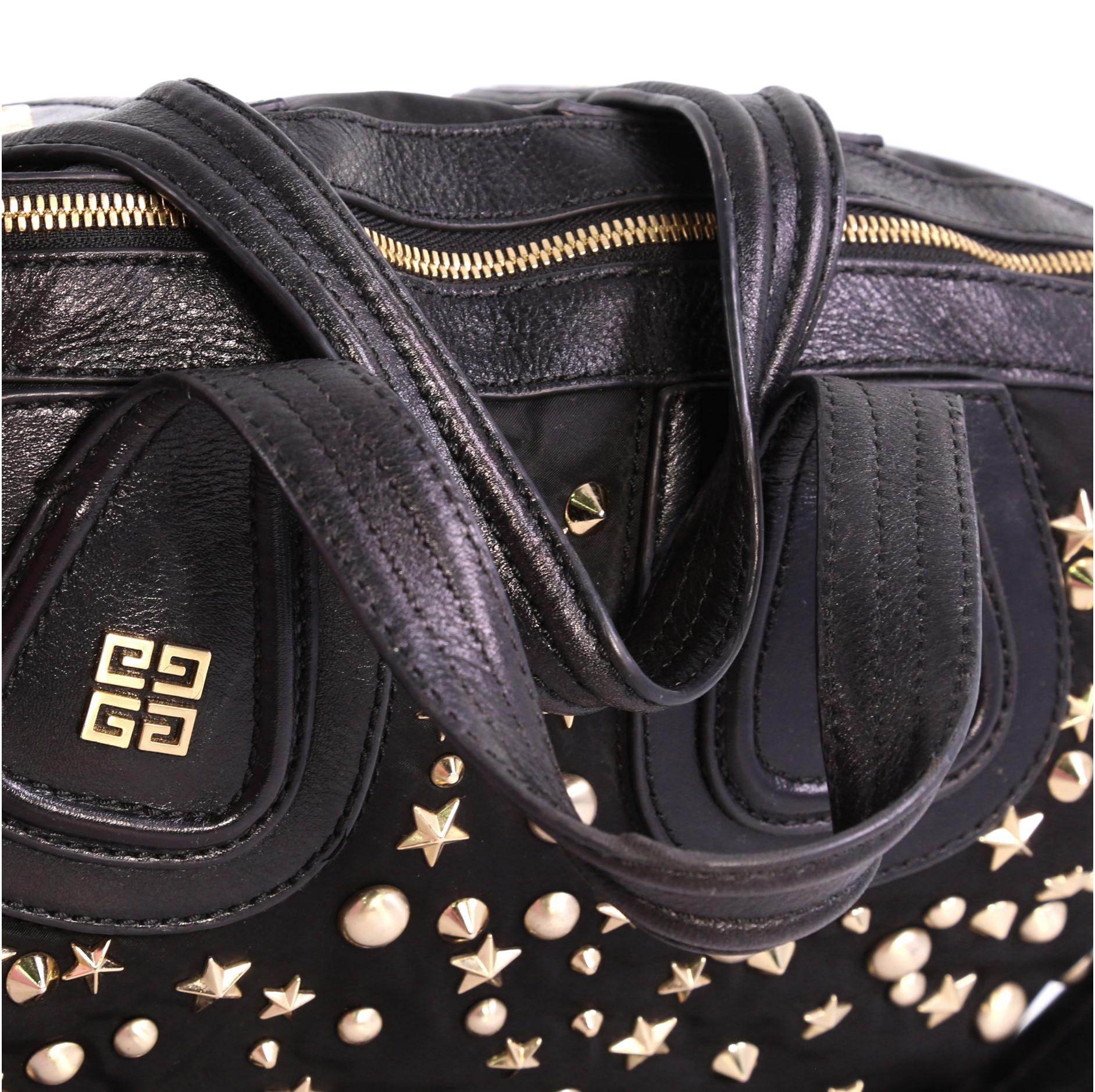 Givenchy Nightingale Satchel Studded Nylon Medium 2