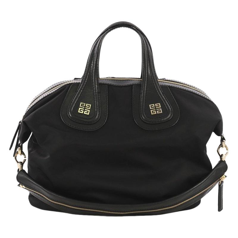 Givenchy Nightingale Satchel Studded Nylon Medium