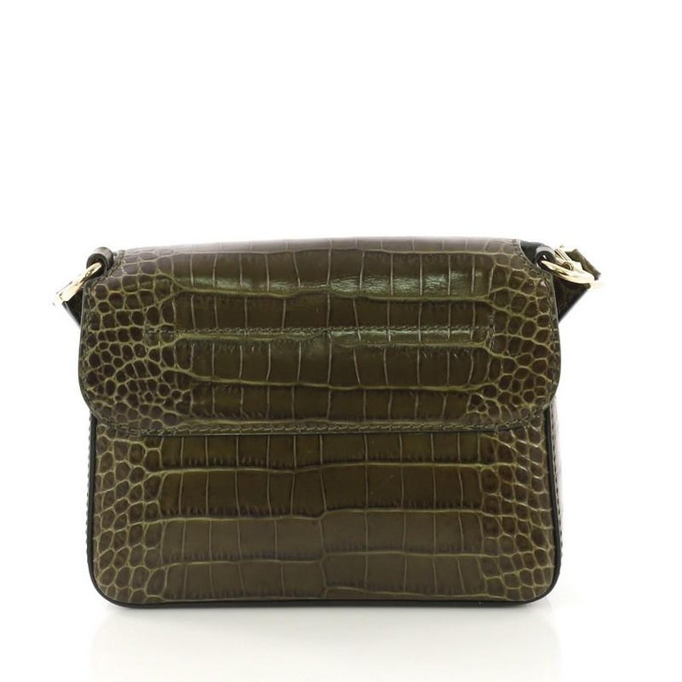 Givenchy Nobile Crossbody Bag Crocodile Embossed Leather Mini at