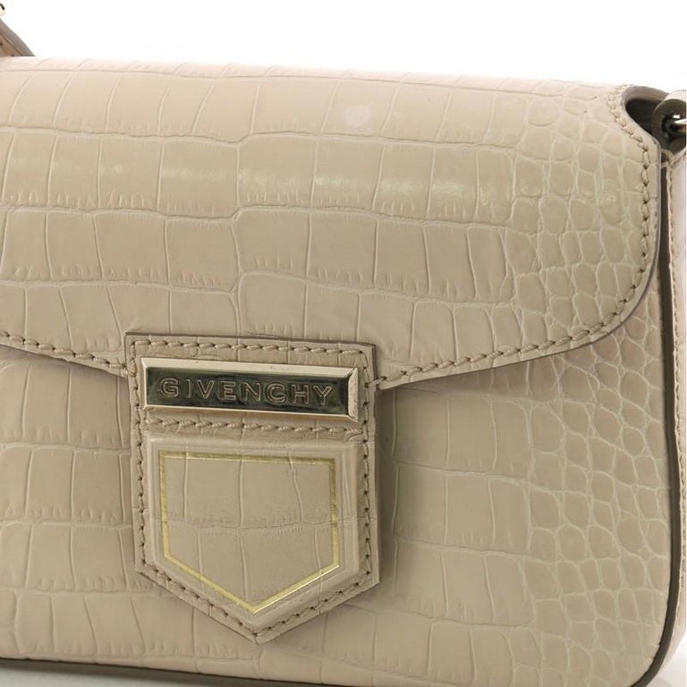 Givenchy Nobile Crossbody Bag Crocodile Embossed Leather Mini at 1stDibs