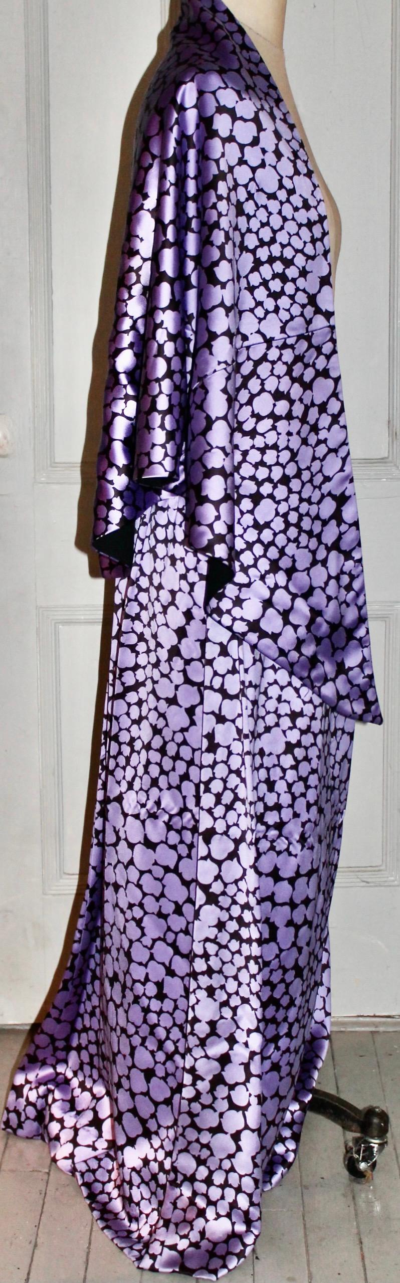 Purple Givenchy Nouvelle Boutique Skirt and Shawl For Sale