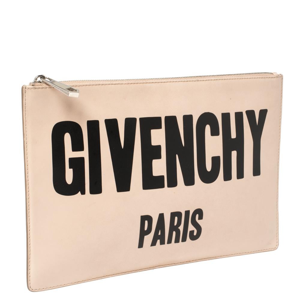 givenchy zip clutch