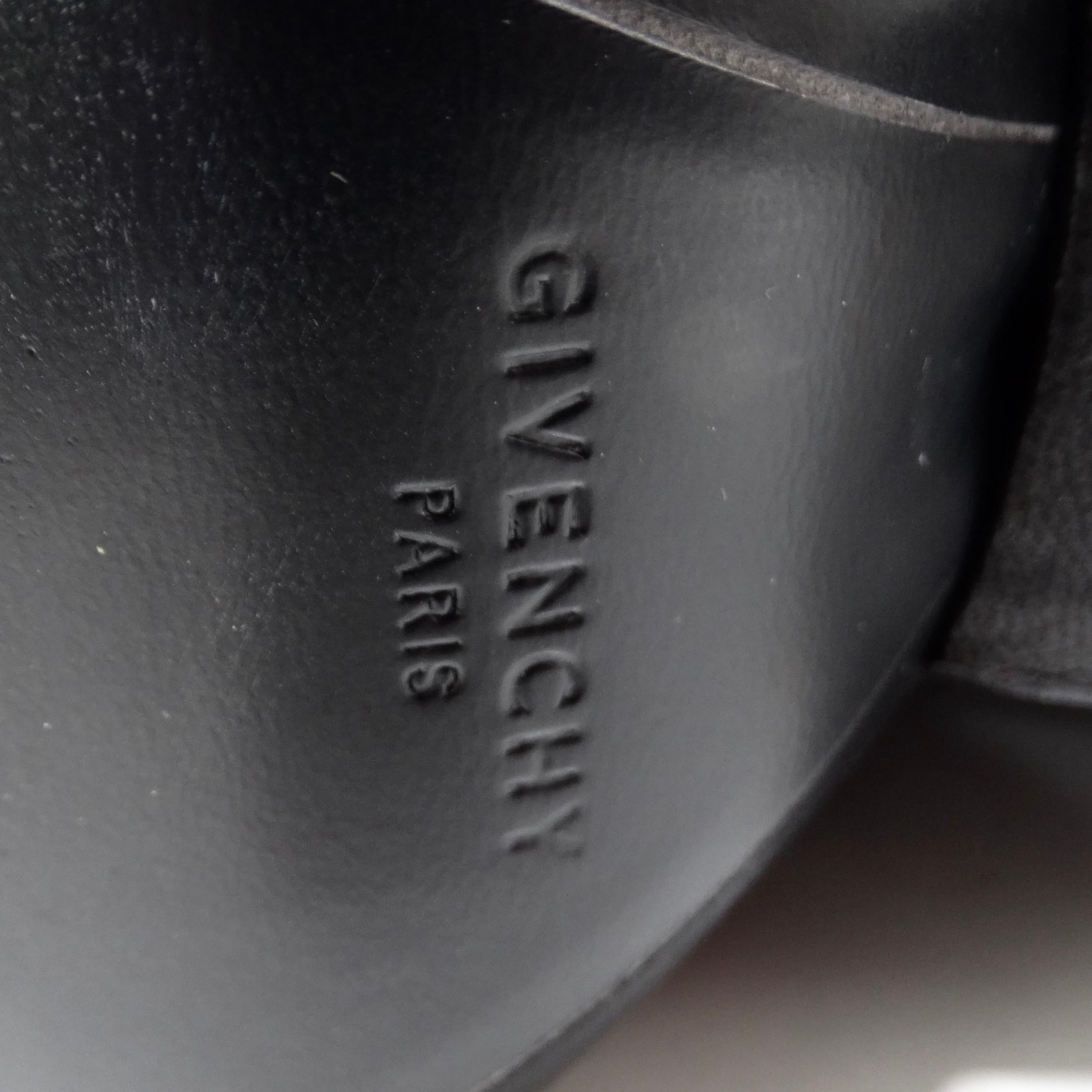 Givenchy - Cuissardes en cuir Givenchy - Noir en vente 12