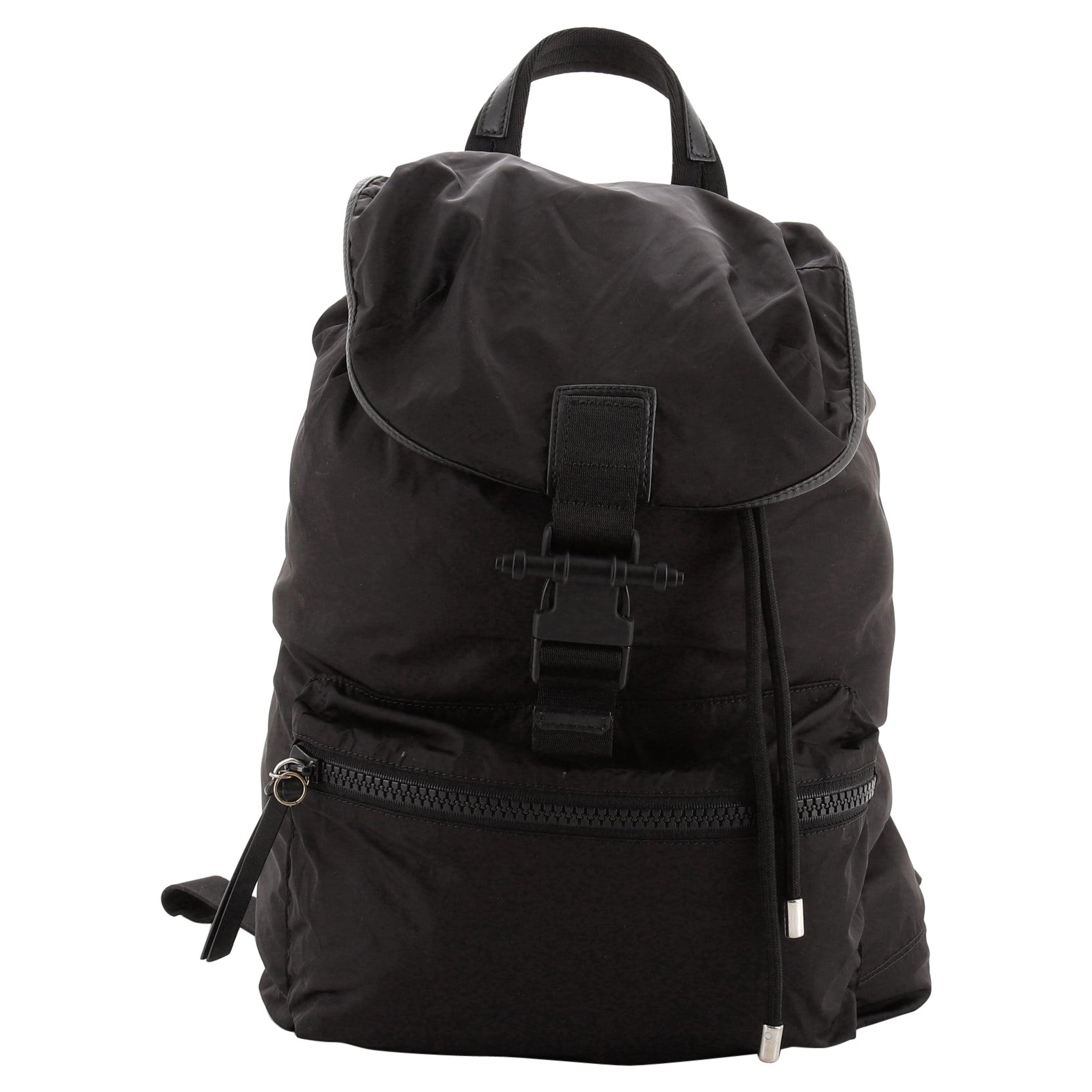Givenchy Obsidia Buckle Backpack Nylon