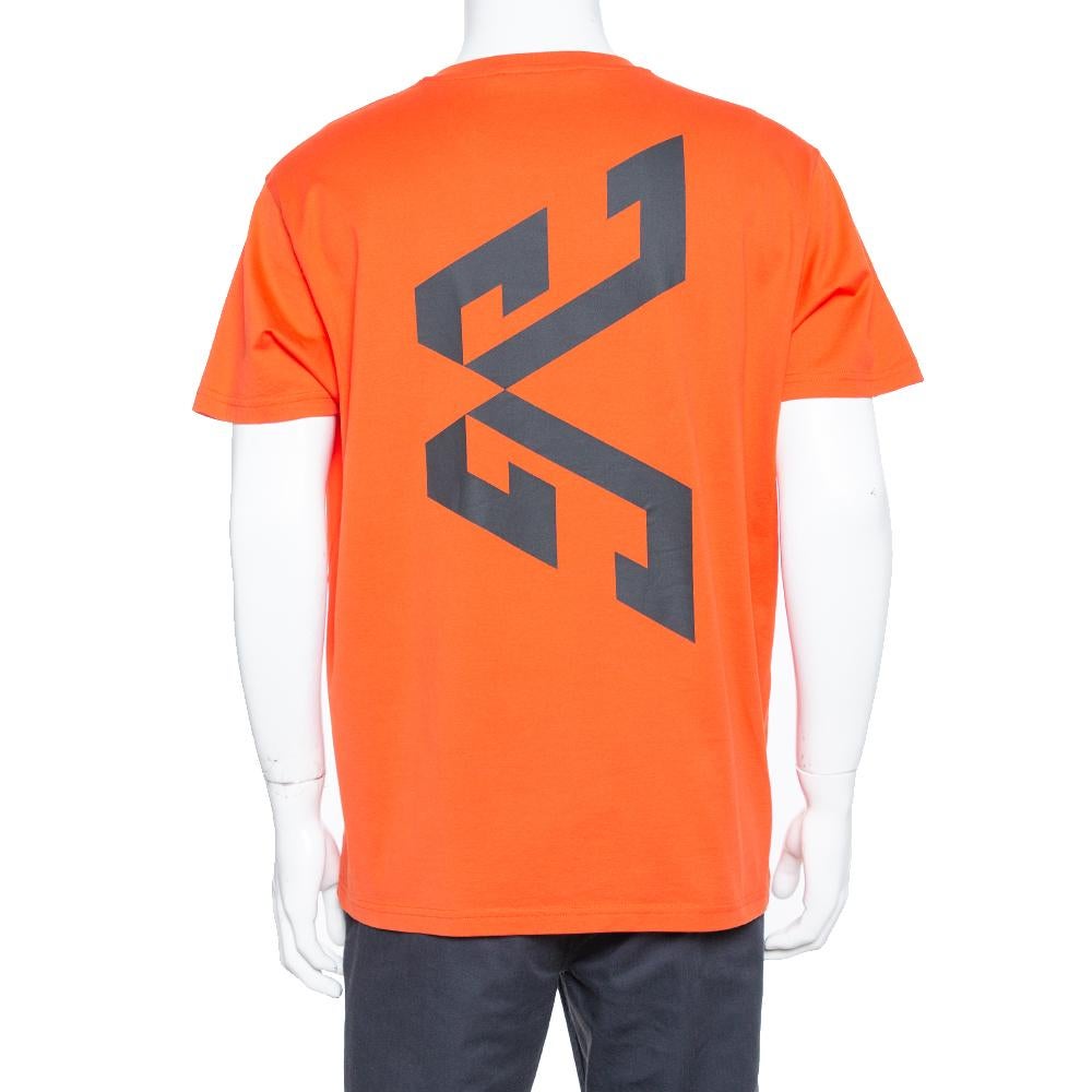 givenchy orange t shirt