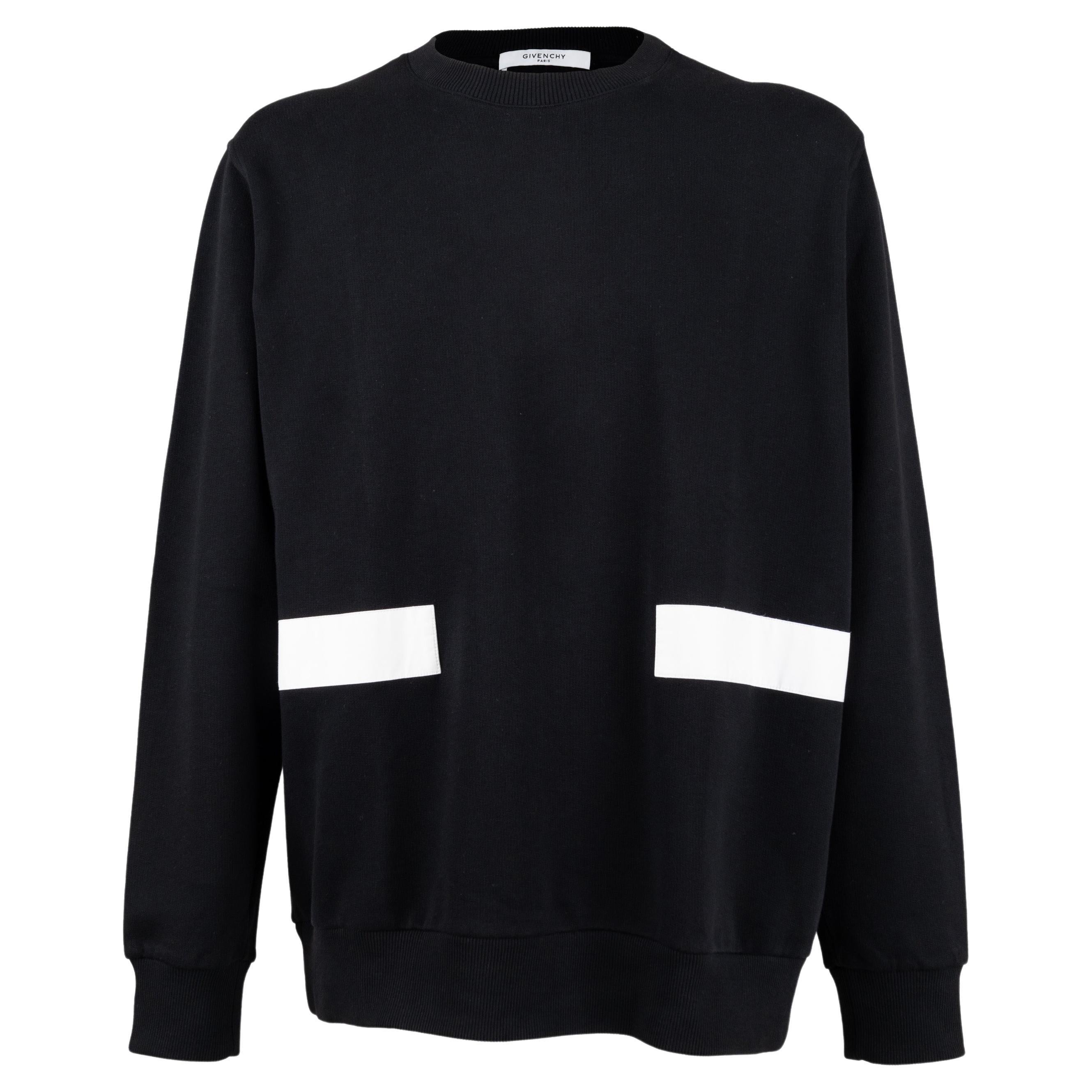Givenchy Oversized Sweatshirt with White Patch  For Sale