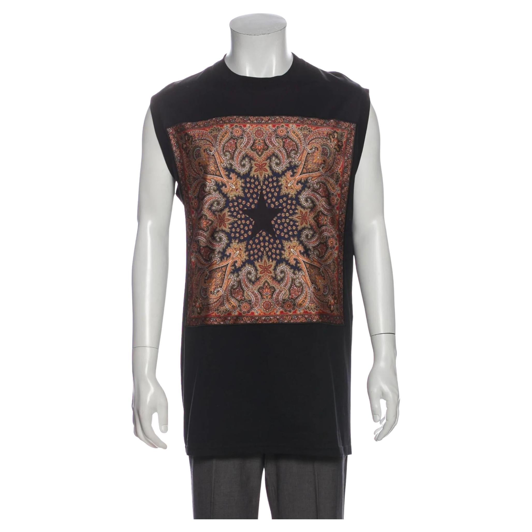 Givenchy Paisley Print Crew Neck T-Shirt w/ Tags (XS)
