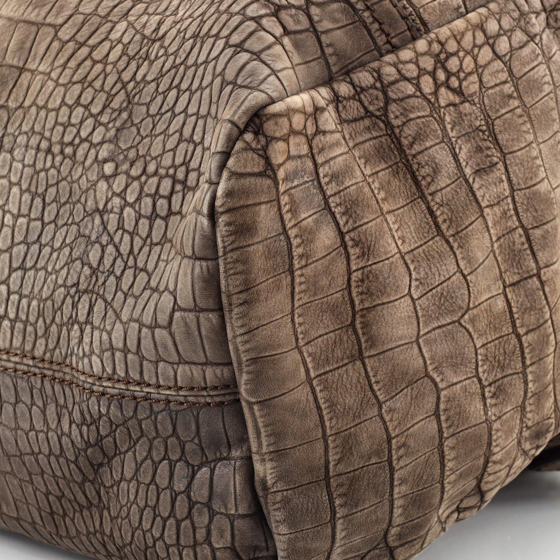 Women's or Men's Givenchy Pandora Bag Crocodile Embossed Nubuck Medium