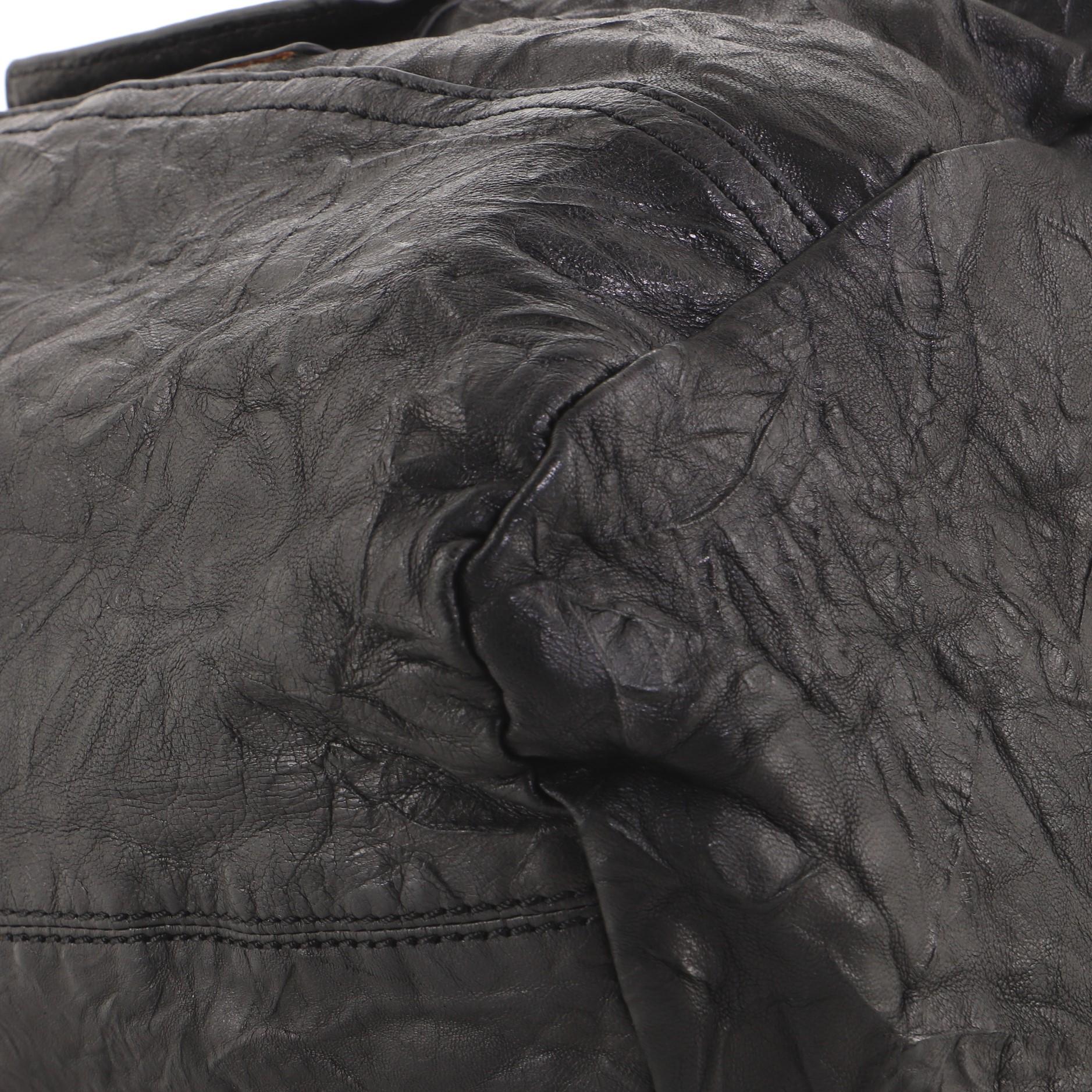 Black Givenchy Pandora Bag Distressed Leather Large