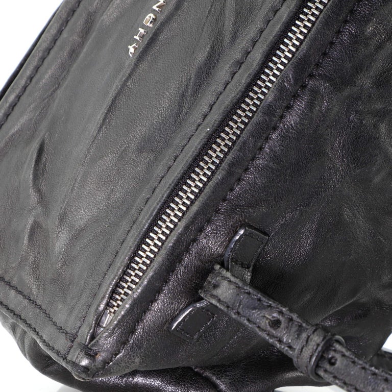 Givenchy Pandora Bag Distressed Leather Mini For Sale at 1stDibs