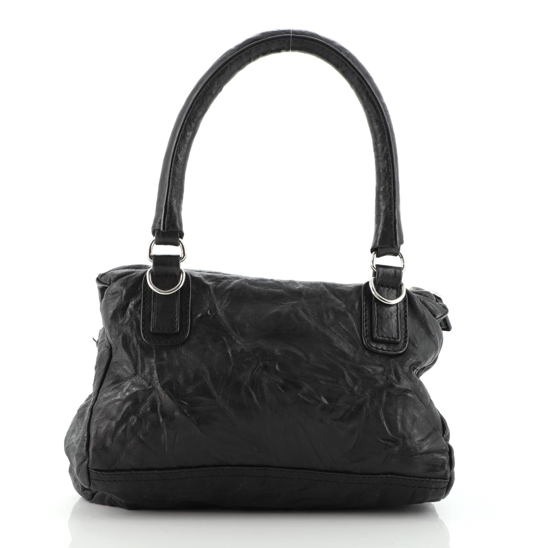 Givenchy Pandora Bag Distressed Leather Small In Good Condition In NY, NY