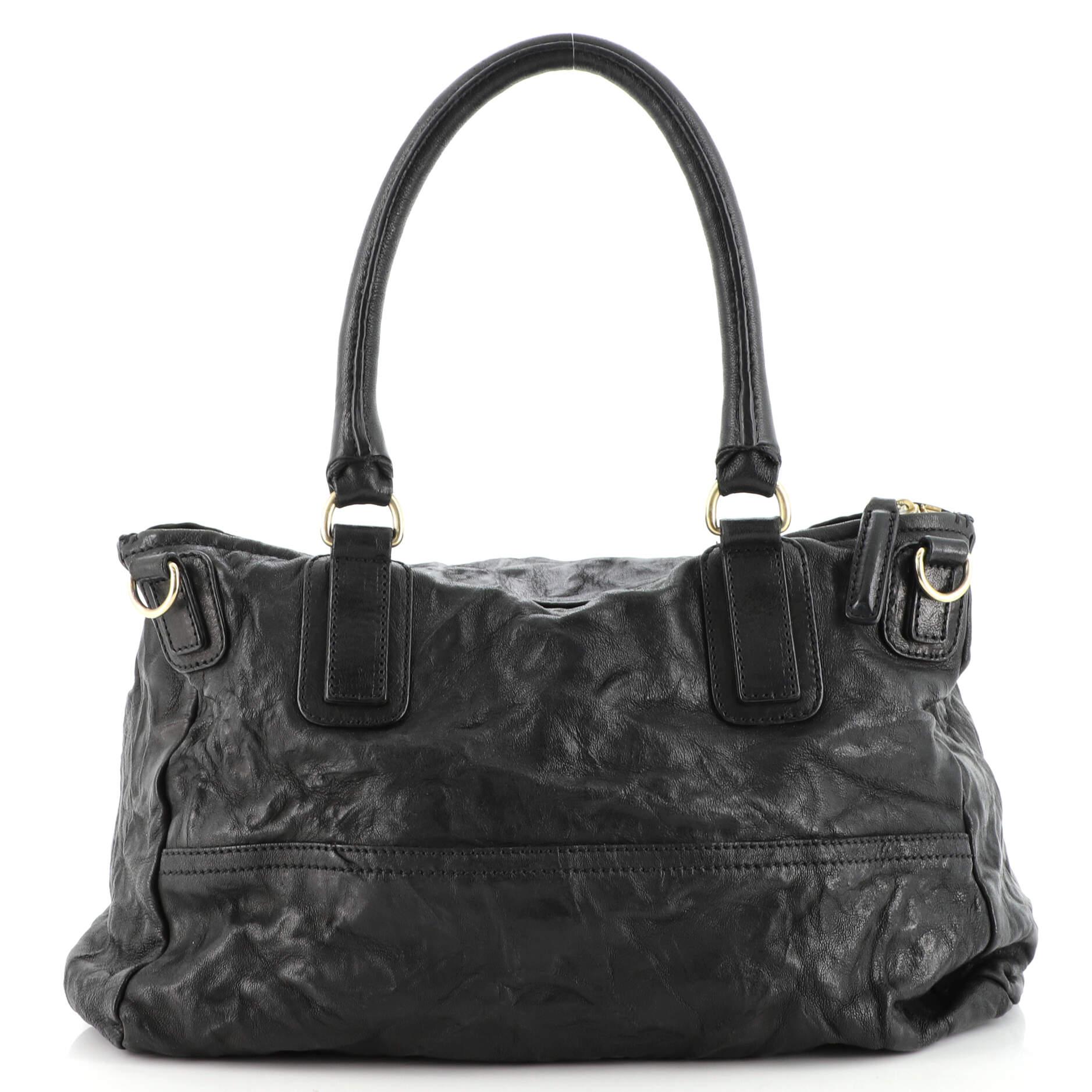 Black Givenchy Pandora Bag Leather Large