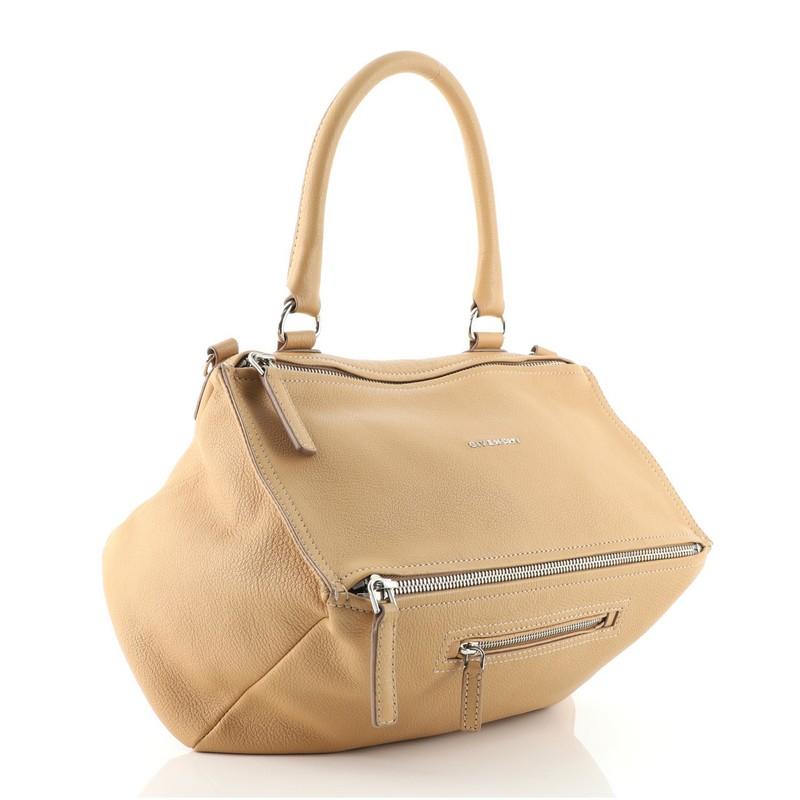 Beige Givenchy Pandora Bag Leather Medium