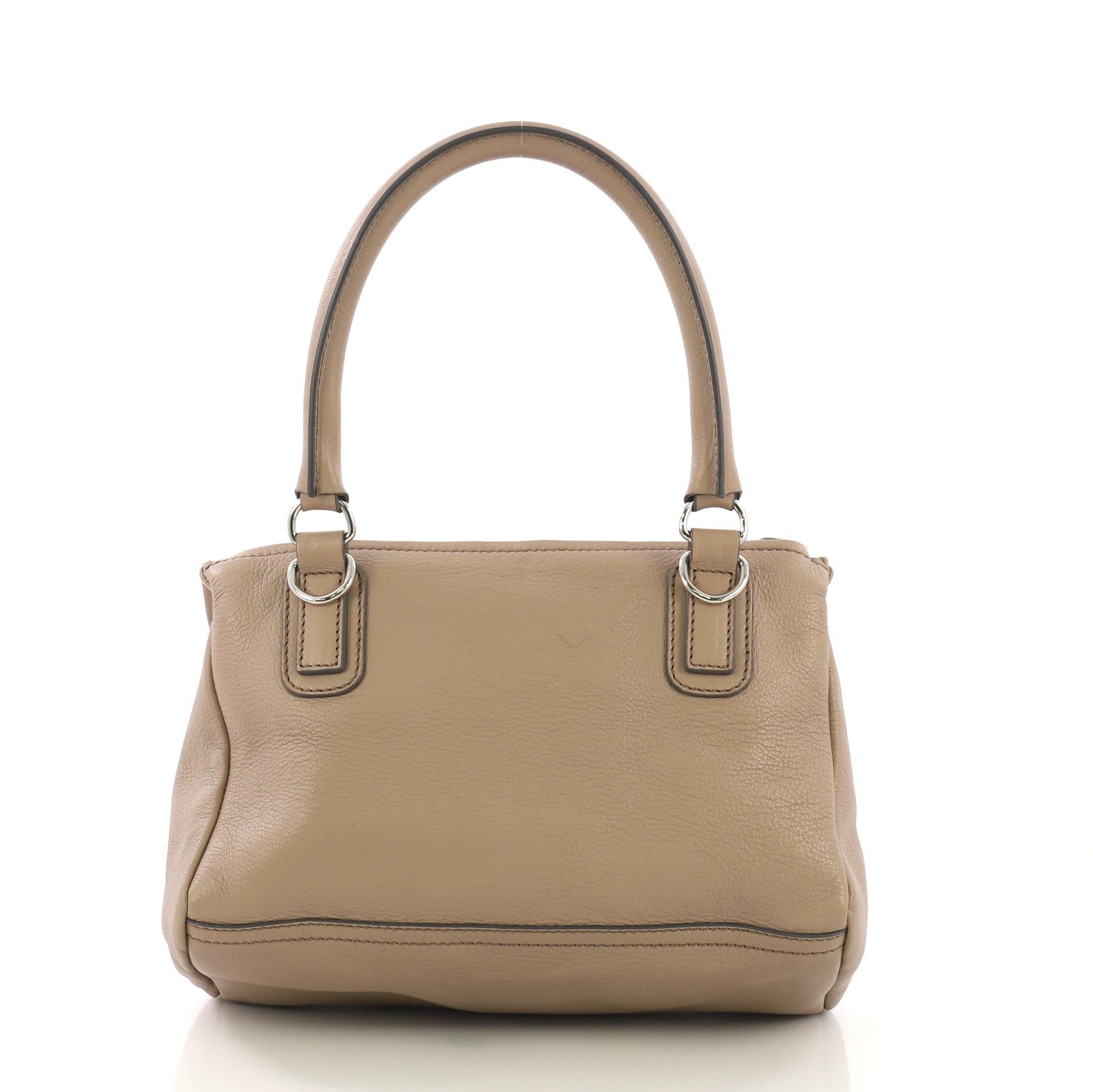 Givenchy Pandora Bag Leather Small In Excellent Condition In NY, NY
