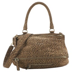 Givenchy Pandora Bag Printed Suede Medium