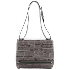 Givenchy Pandora Box Bag Crocodile Embossed Leather Medium