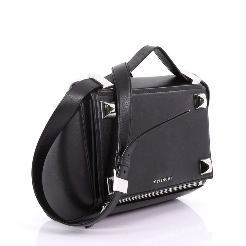 Black Givenchy Pandora Box Handbag Studded Leather Medium