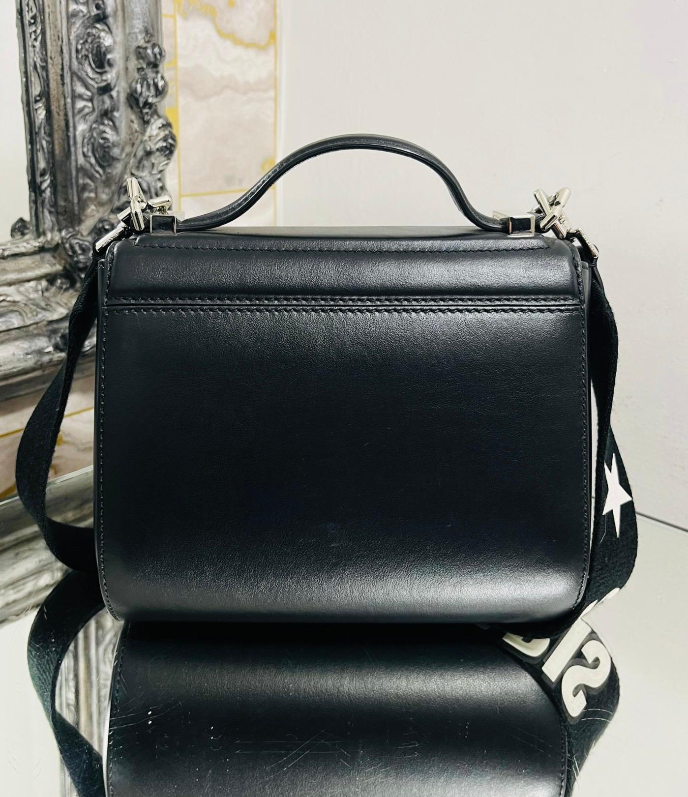 Givenchy Pandora Box Logo Leather Bag In Excellent Condition For Sale In London, GB
