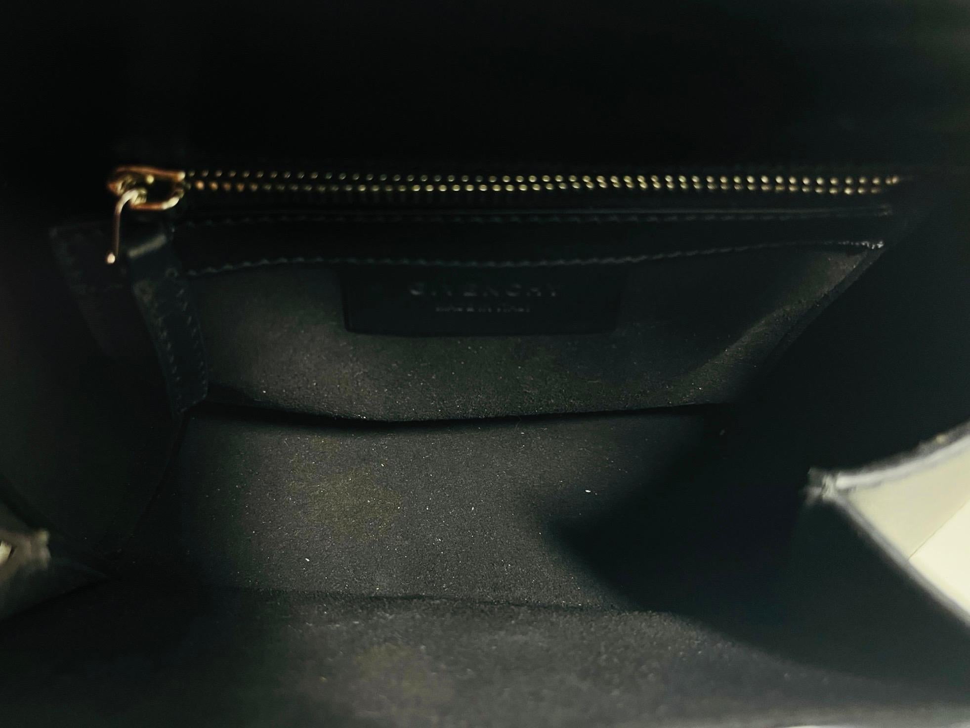 Givenchy Pandora Box Logo Leather Bag For Sale 1