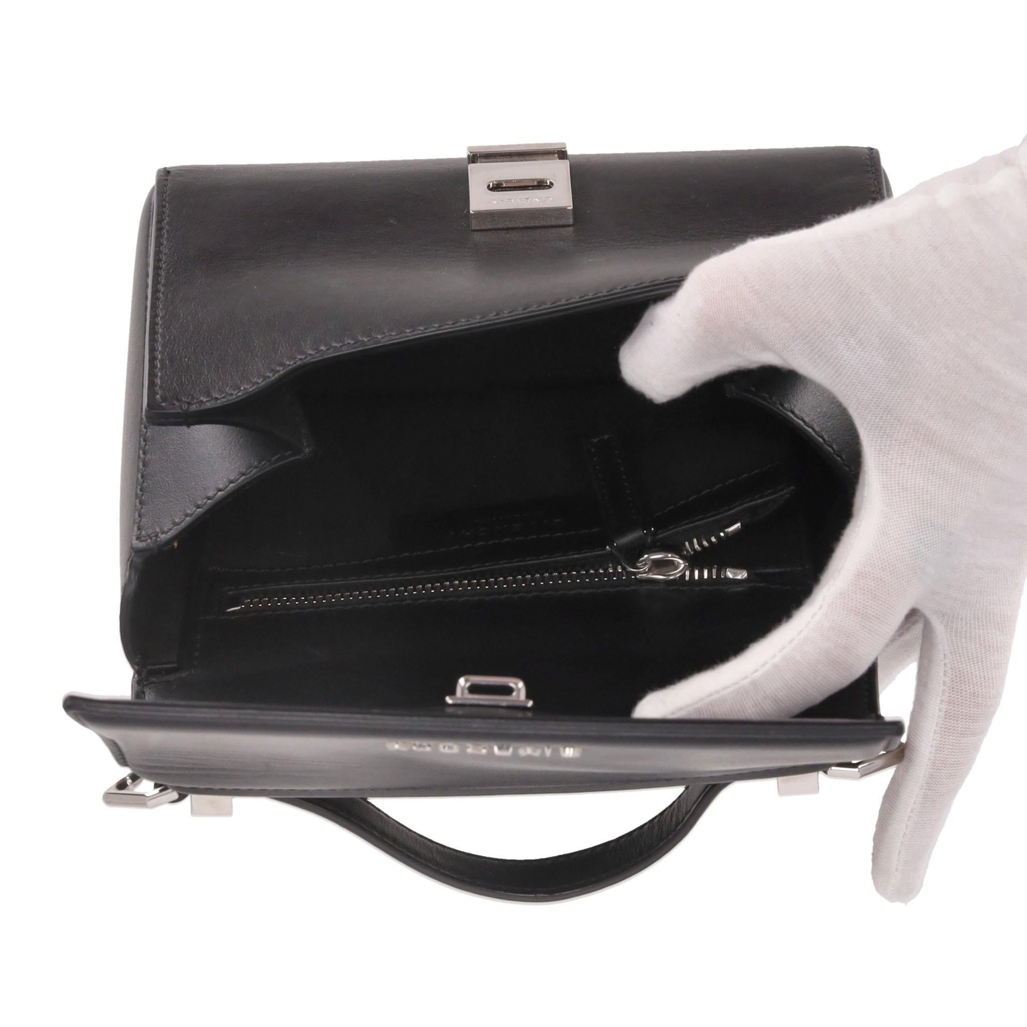 Givenchy Pandora Box Logo Leather Bag For Sale 1