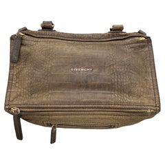 Used Givenchy Pandora Brown  Shoulder Bag 