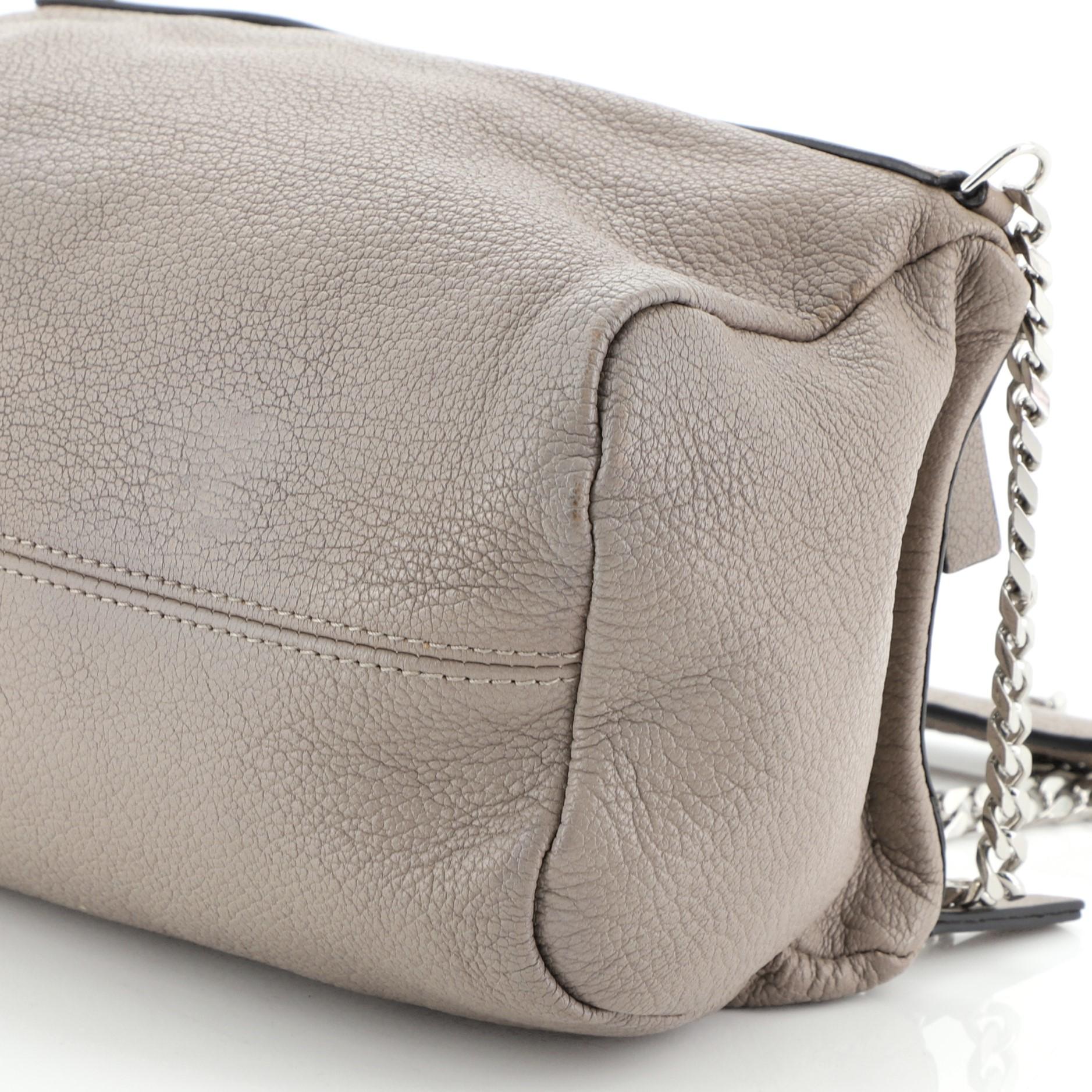 Givenchy Pandora Chain Bag Leather Mini In Good Condition In NY, NY