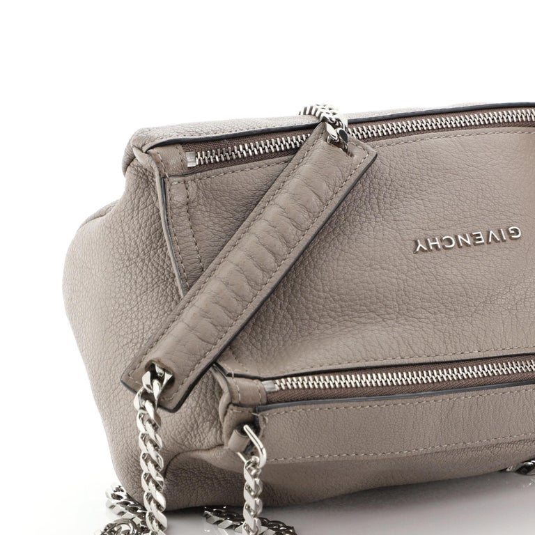 Givenchy Pandora Chain Bag Leather Mini At 1stdibs