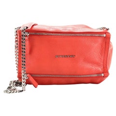 Mini-Ledertasche mit Kette von Givenchy Pandora