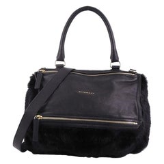 Givenchy Pandora Handbag Leather and Fur Medium