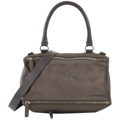 givenchy pandora gray Givenchy Pandora Handbag Leather with Pony Hair Medium