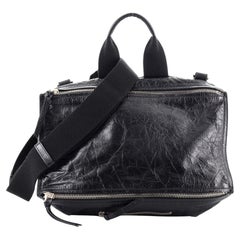 Givenchy Pandora Messenger Bag Crinkled Patent Large