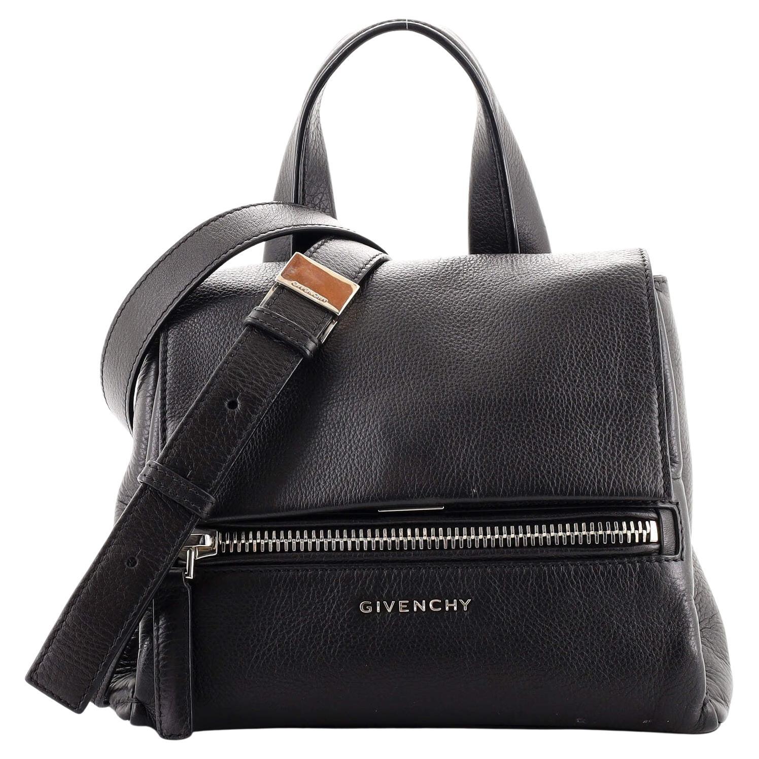 Givenchy GV3 Flap Bag Leather with Suede Small at 1stDibs
