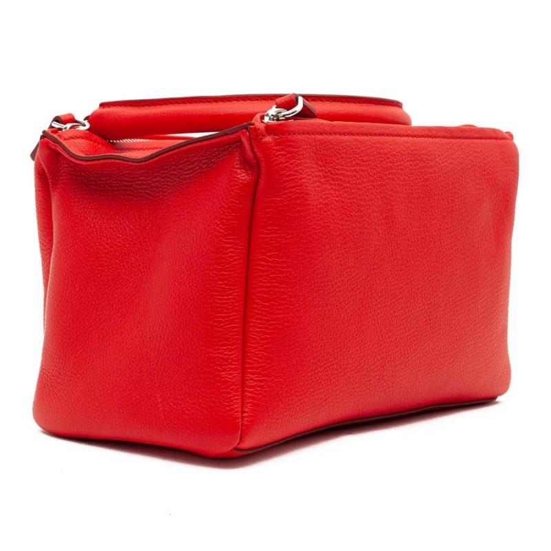 GIVENCHY Pandora Rote Genarbte Ledertasche 6