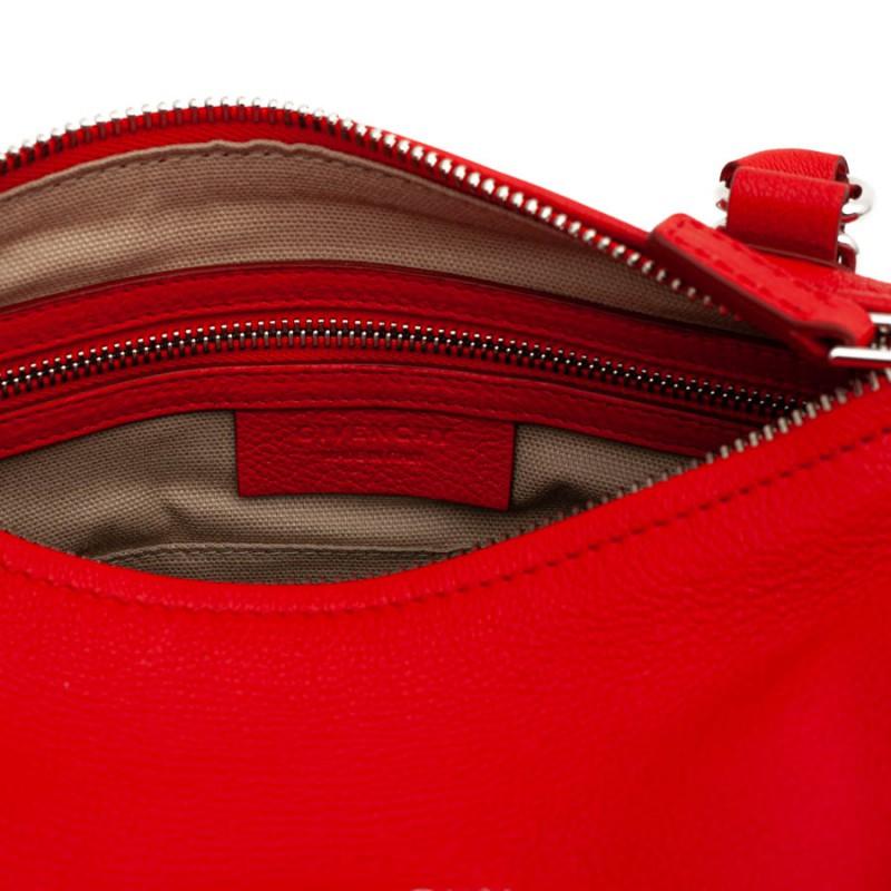 GIVENCHY Pandora Red Grained Leather Bag 7