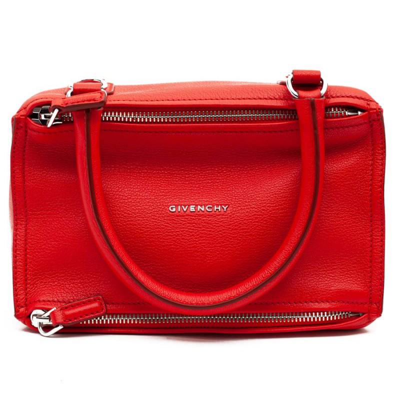 GIVENCHY Pandora Red Grained Leather Bag 2