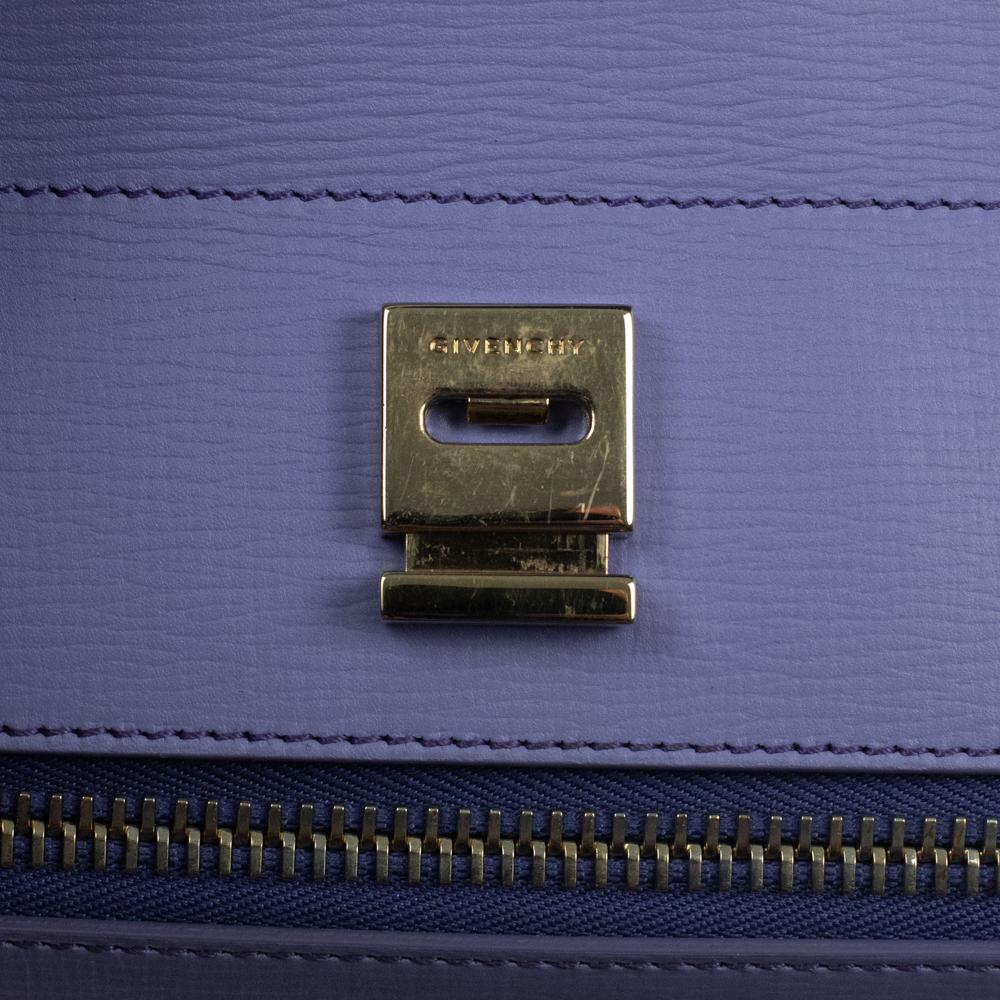 GIVENCHY pandora Shoulder bag in Purple Leather 2