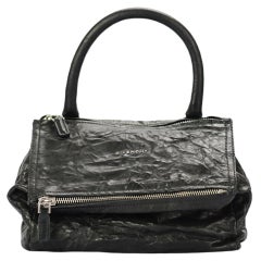 Used Givenchy Pandora Small Textured Leather Shoulder Bag
