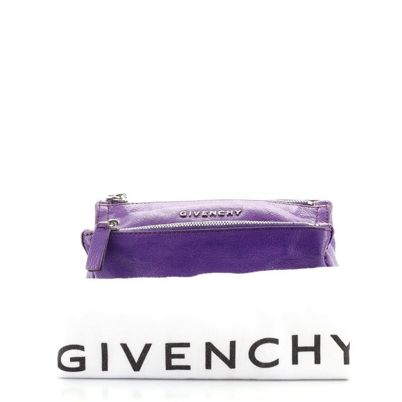 Givenchy Pandora Wristlet Clutch Leather at 1stDibs