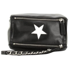 Givenchy Pandora Wristlet Clutch Leder mit Inlay