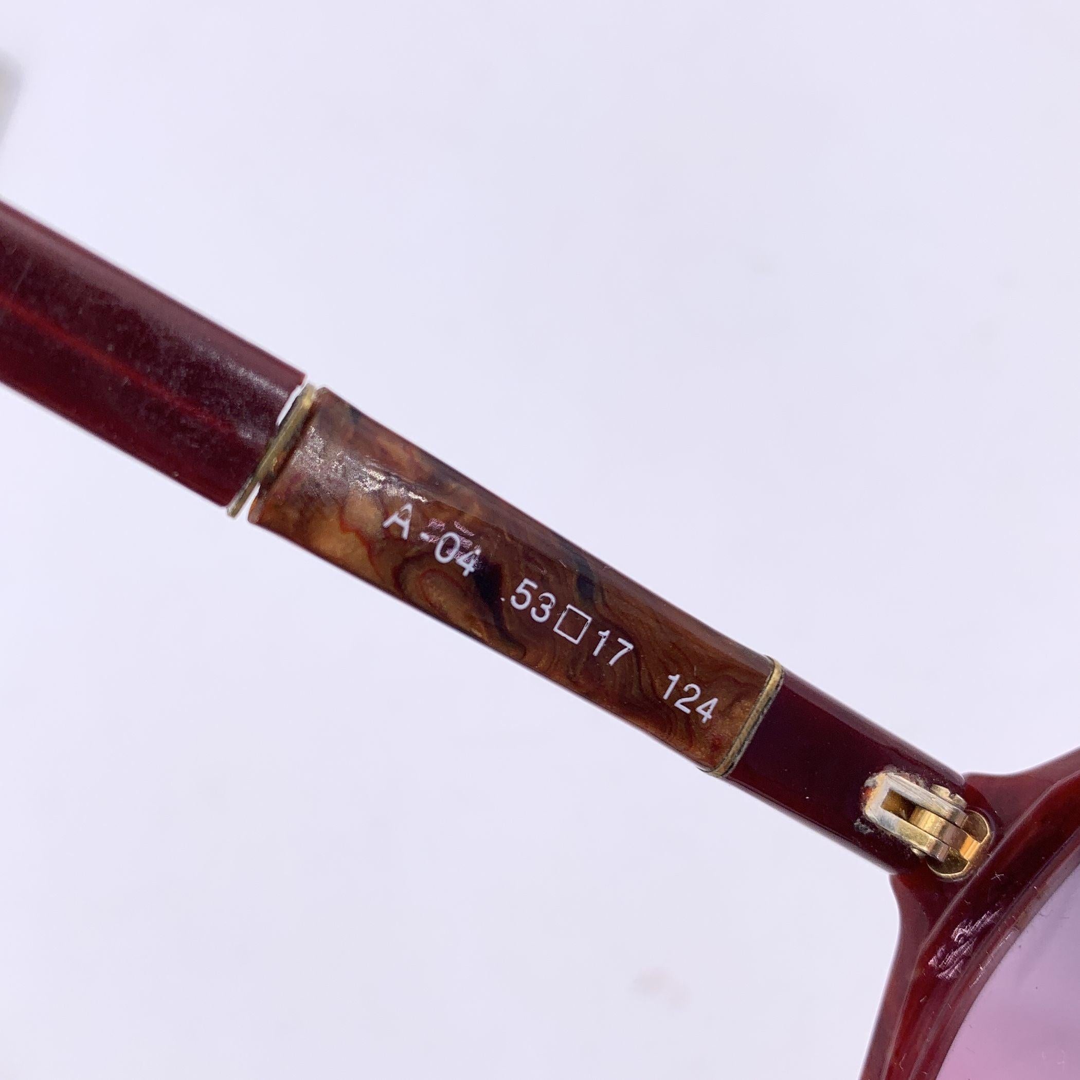 Givenchy Paris Vintage By Lunettes de soleil unisexes A - 04 53/17 124 Excellent état - En vente à Rome, Rome