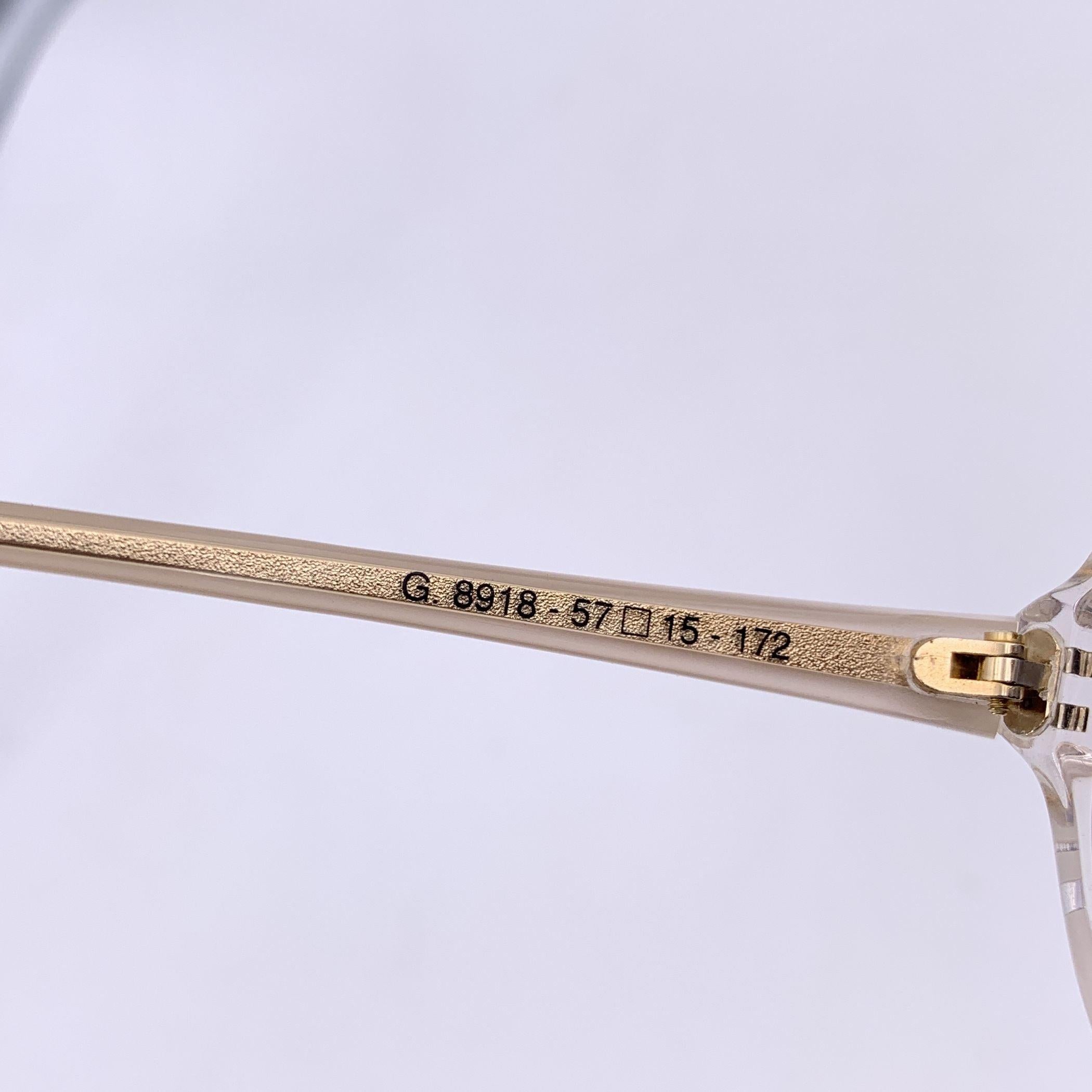 Givenchy Paris Vintage White Sunglasses G 8918 57/15 172 In Excellent Condition For Sale In Rome, Rome