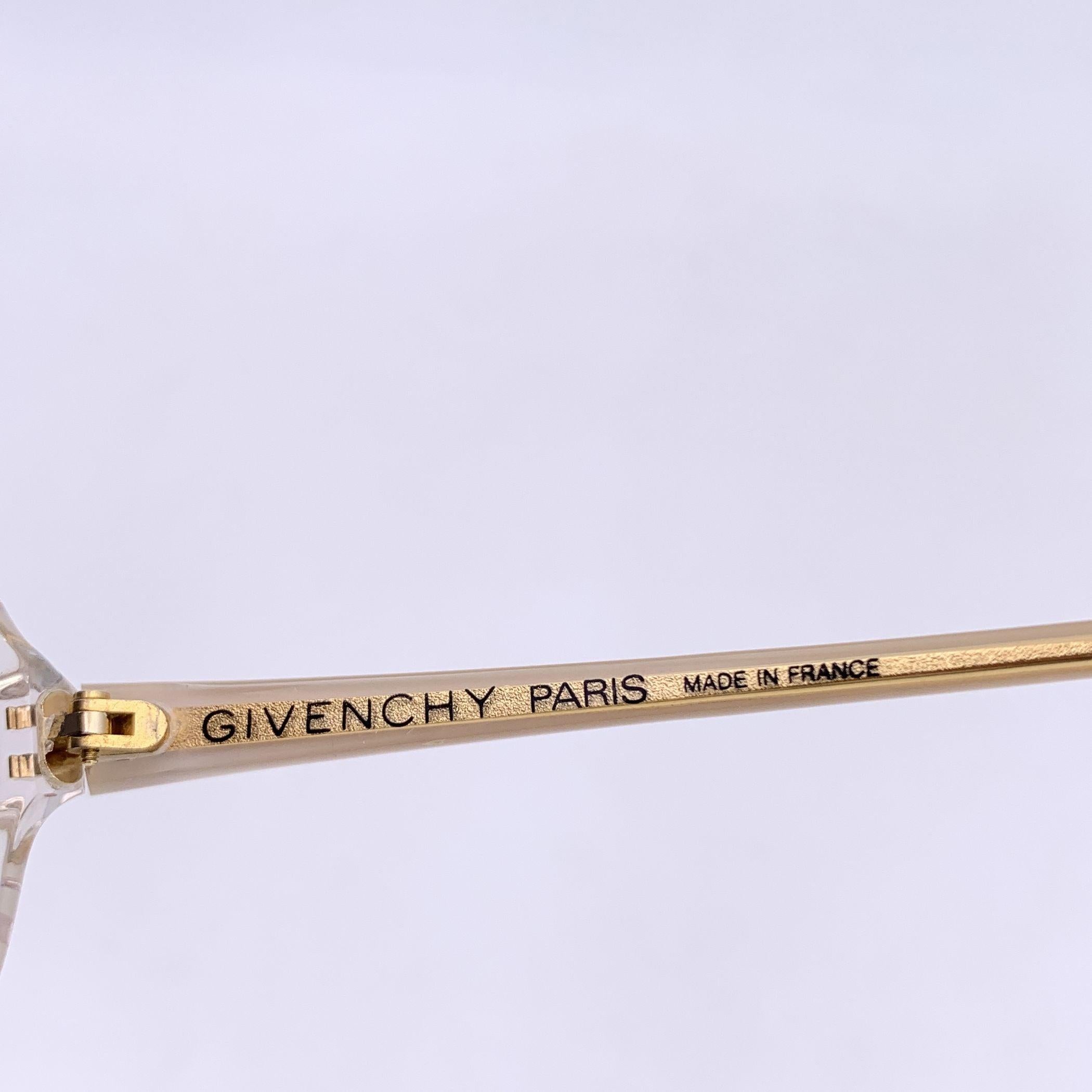 Women's Givenchy Paris Vintage White Sunglasses G 8918 57/15 172 For Sale
