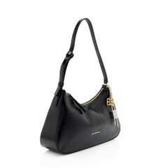 Givenchy Pebbled Patent Leather Lucky Lock Small Shoulder Bag