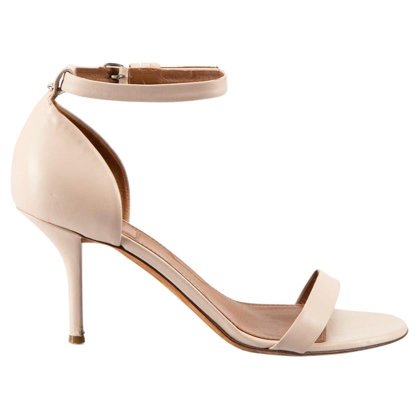 Givenchy - Sandales à talons hauts roses avec bride à la cheville, taille IT 38,5