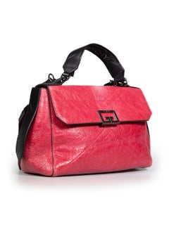 Givenchy Pink Creased Leather ID Shoulder Bag